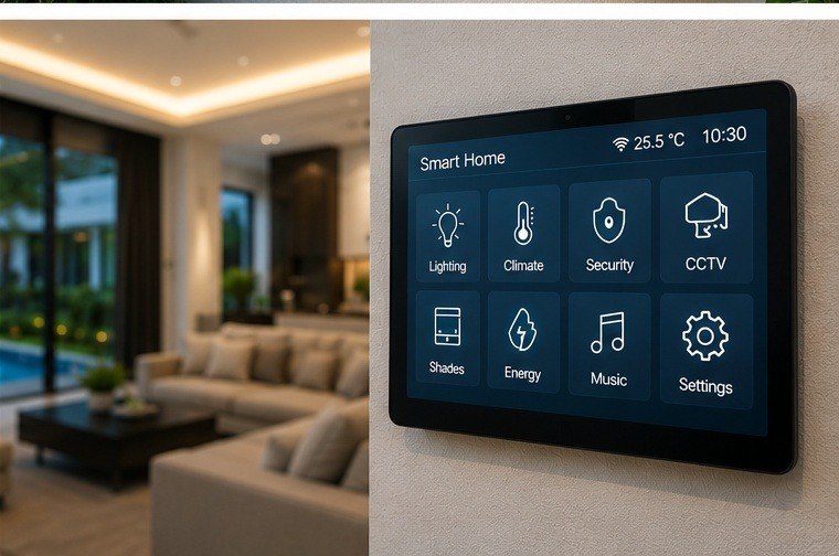 Smart Home Automation and Touch Panels Pattaya